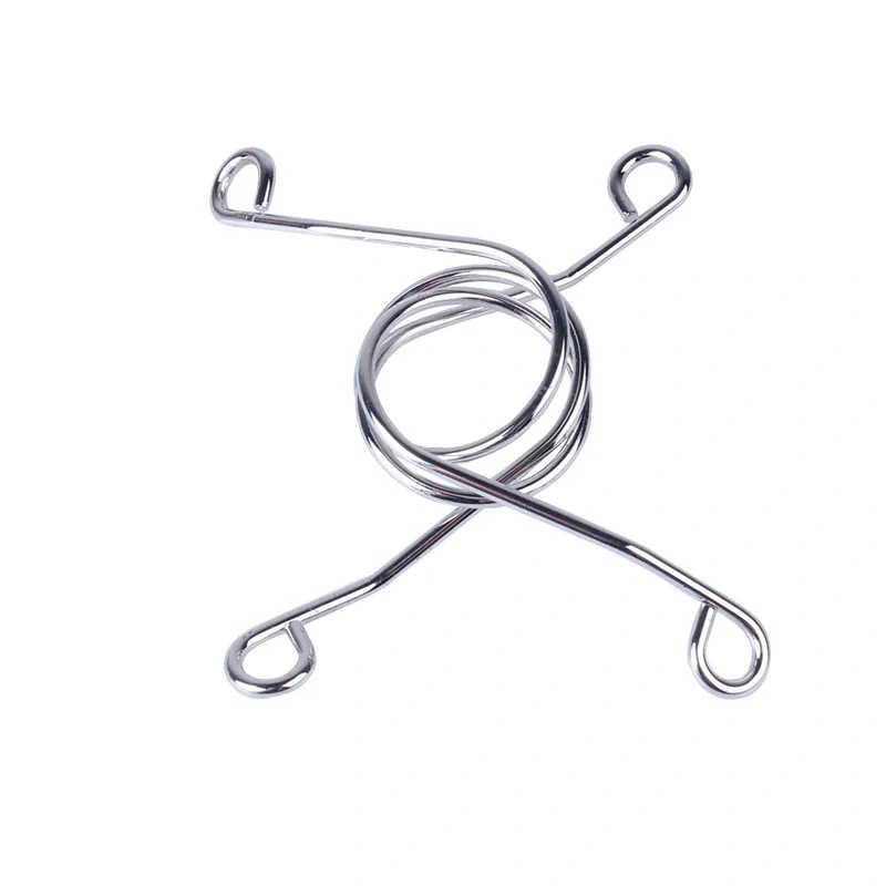 Doube-ear Shaped Metal Wire Magic Brain Teasers Puzzles Game for Kids Adults