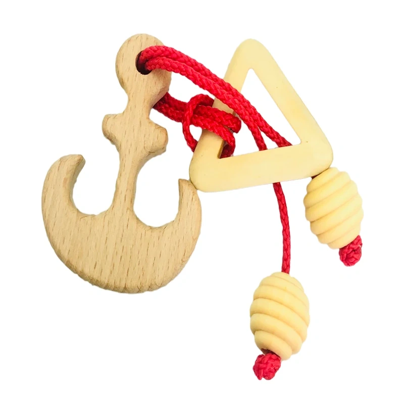 Classic Wooden Brain Teaser Wood Burr Puzzles Game for Adults Kids