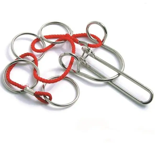 New String Brainteaser Metal Puzzle High Difficulty Level