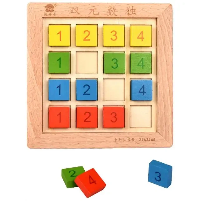 Wooden Board Puzzle Kids Educational Math Tangram Puzzles Game Toys for Adults Children