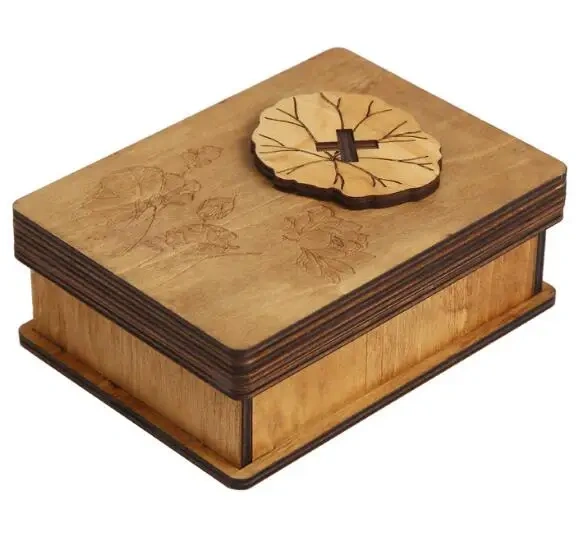 Dest Novelty Challenging Magic Wooden Secret Box Puzzle Logic Brain Teasers Wood Puzzles Game Gift for Adults