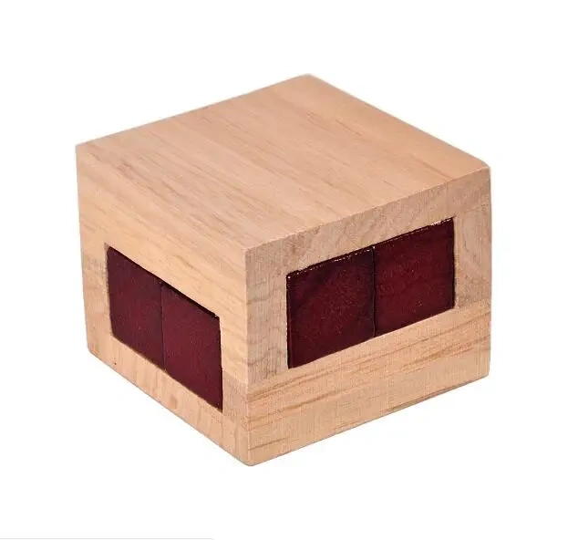 Challenging 3D Wooden Brain Teaser Puzzle Game for Adults