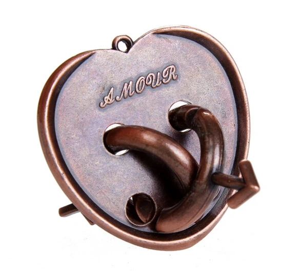 Desk Novelty Metal Brain Teaser Puzzle Game for Adults Children