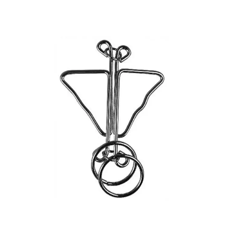 Butterfly-sahped Metal Wire Puzzle Traditional Educational Game for Adults Children