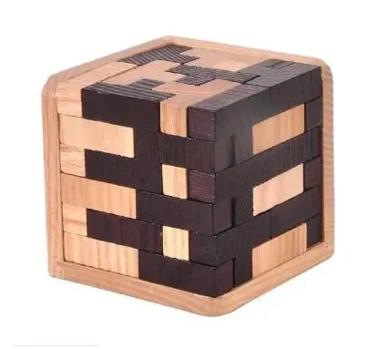 Classic Puzzle Mind Brain Teaser 2D 3D Wooden Puzzles Educational Game for Adults Children