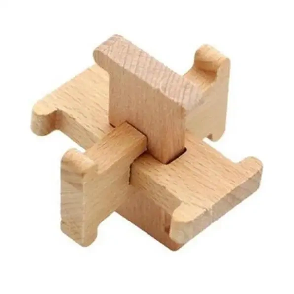 Classic Wooden Puzzle Mind Brain Teasers Burr Interlocking Puzzles Game Toys for Adults Children