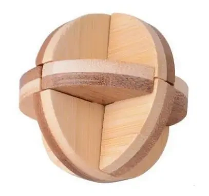 Classic Wooden Puzzle Mind Brain Teasers Burr Interlocking Puzzles Game Toys for Adults Children