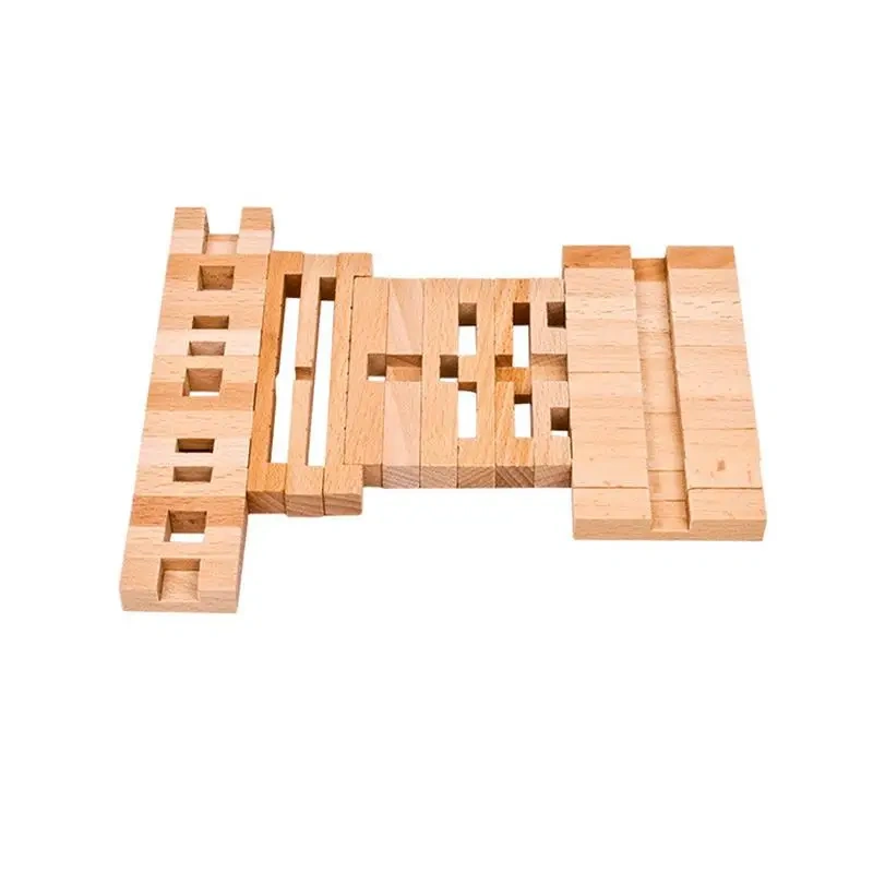 High Difficulty Level Wooden Burr Interlocking Puzzle Brain Teaser Game for Adults