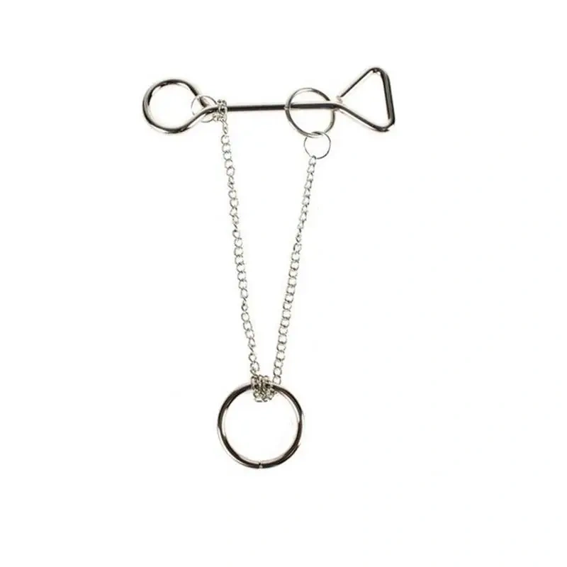 Classic Metal Wire String Puzzle Brain Teaser Magic Ring Puzzles Game for Adults Children