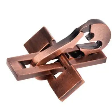 Desk Novelty Metal Brain Teaser Puzzle Game for Adults Children