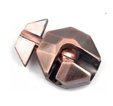 Desk Novelty Metal Brain Teaser Puzzle Game for Adults Children