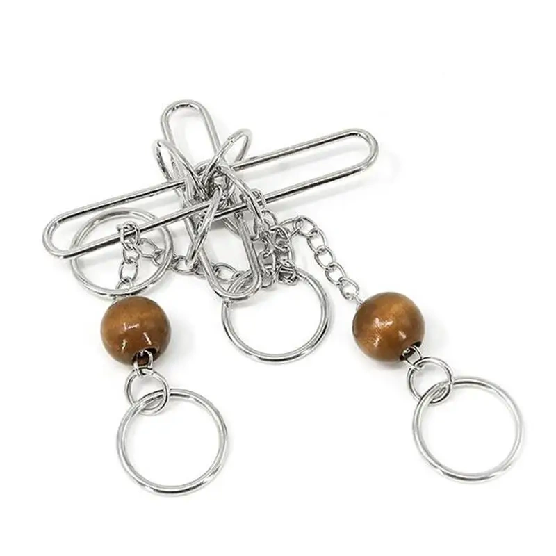 High Difficult Metal Wire String Balls Brain Teasers Puzzle