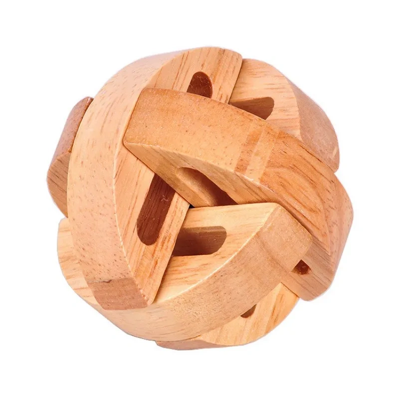 Classic Wooden Puzzle Brain Teaser for Young and Old