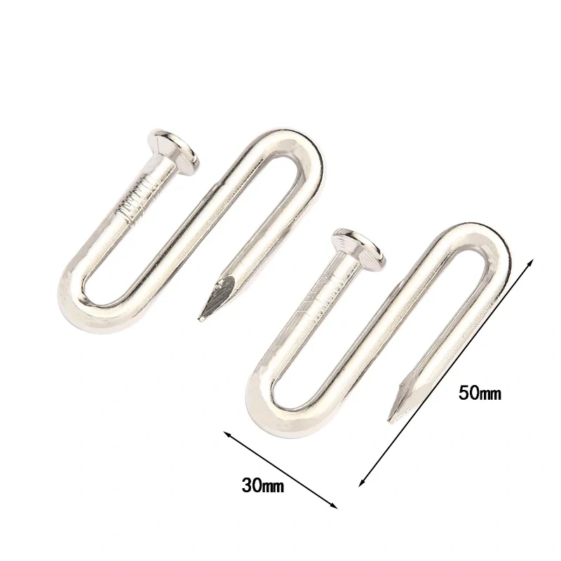 Classic Nail-shaped Metal Brain Teasers Magic Iron Wire Puzzle Game