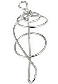 Classic Metal Wire Puzzle Magic Brain Teaser Ring Puzzles Game for Adults Kids