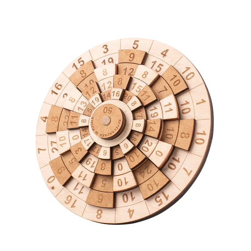 Boutique Magic Wooden Burr Puzzle Mind Logic Maze Brain Teasers Puzzles Game Gift