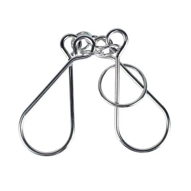 New Style Horseshoe Intelligence Metal Wire Puzzle Magic Brain Teasers Rings Game
