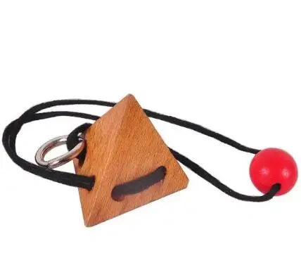 Classic Wooden Brain Teaser Wood Burr Puzzles Game for Adults Kids
