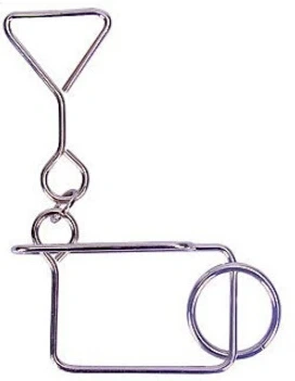 Classic Intelligence Metal Wire Puzzle Baffling Brain Teaser Magic Rings Puzzles Game for Adults Children