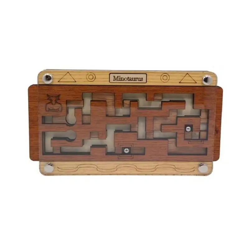 Boutique Magic Wooden Burr Puzzle Mind Logic Maze Brain Teasers Puzzles Game Gift