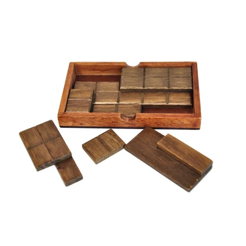 Intelligence Brain Teaser Magic Wooden Puzzle Game for Adults and Kids