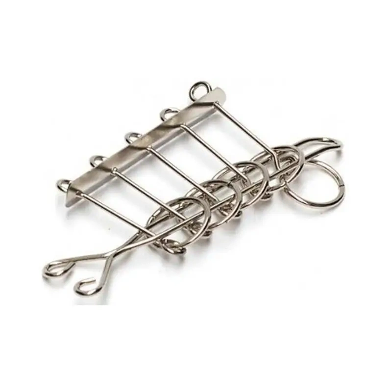 5PCS/Set Classic Metal Wire Puzzles Game for Children Adults