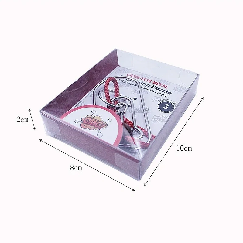 24PCS/Set Metal Wire Puzzle Brain Teaser Game for Adults Children