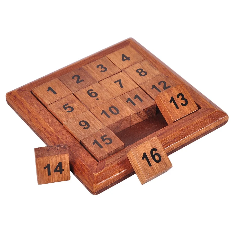 2017 New Math Wooden Brain Teaser Puzzle Number Baffling Game for Adults Children