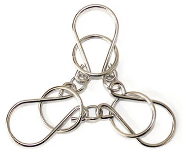 Classic Intelligence Metal Wire Puzzle Baffling Brain Teaser Magic Rings Puzzles Game for Adults Children