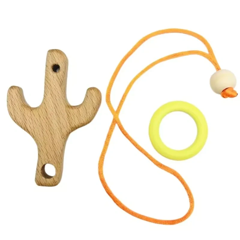 Classic Wooden Rope Puzzle Metal Brain Teasers Loop Magic Puzzles Game for Adults Kids
