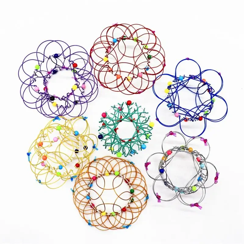 IQ Magic Metal Wire Brain Teaser Puzzles Traditional Educational Game Toys for Children Random Color