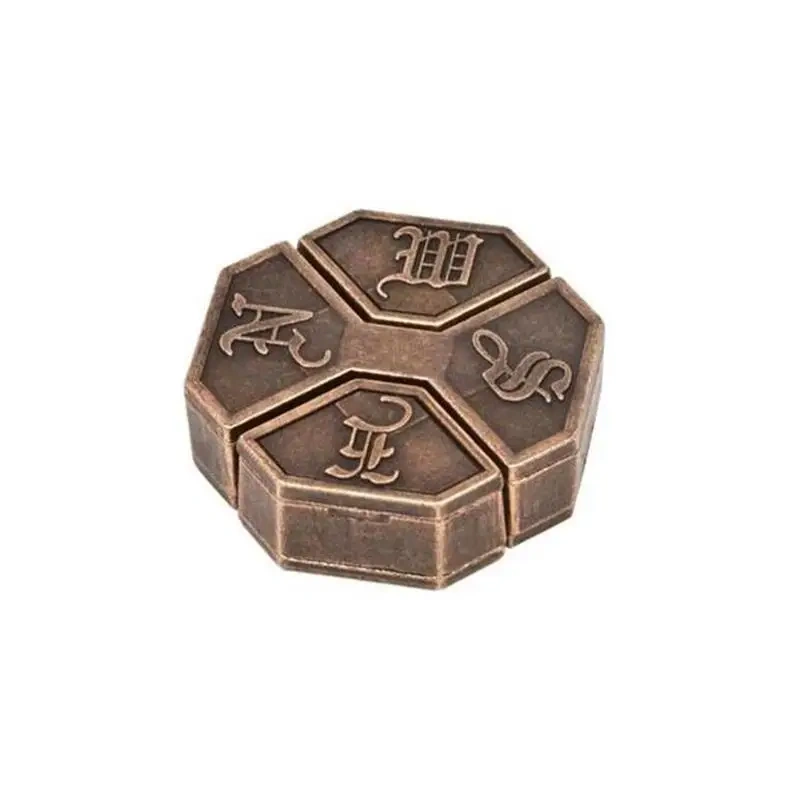 Desk Novelty Metal Brain Teaser Puzzle Game for Adults Children