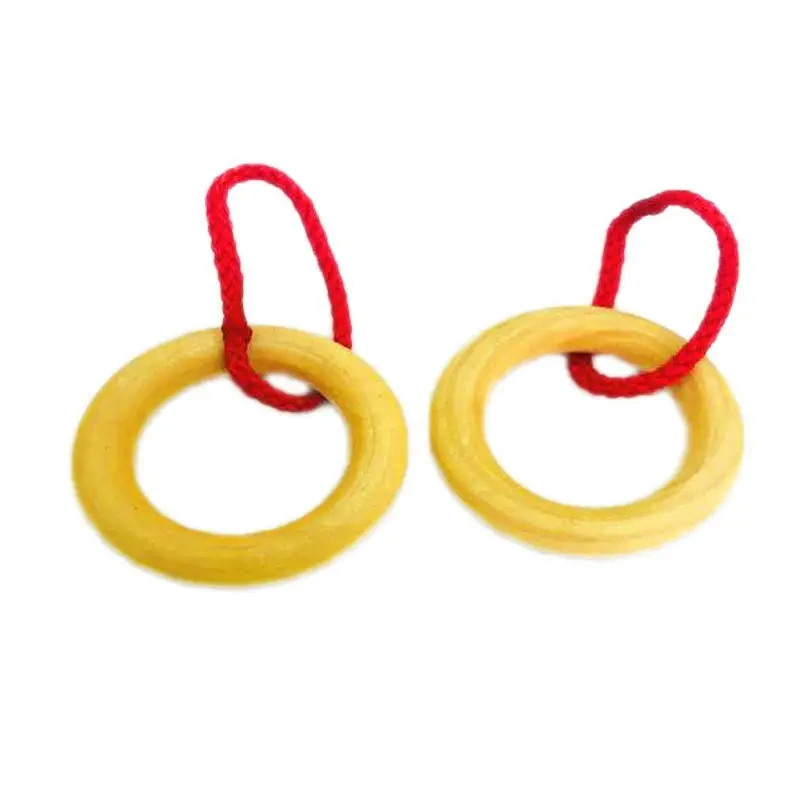 2022 New Mind-stimulating Wooden Rings Rope Puzzle Logic Brain Teasers Puzzles Game
