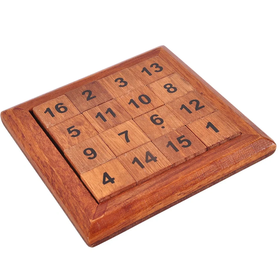 2017 New Math Wooden Brain Teaser Puzzle Number Baffling Game for Adults Children