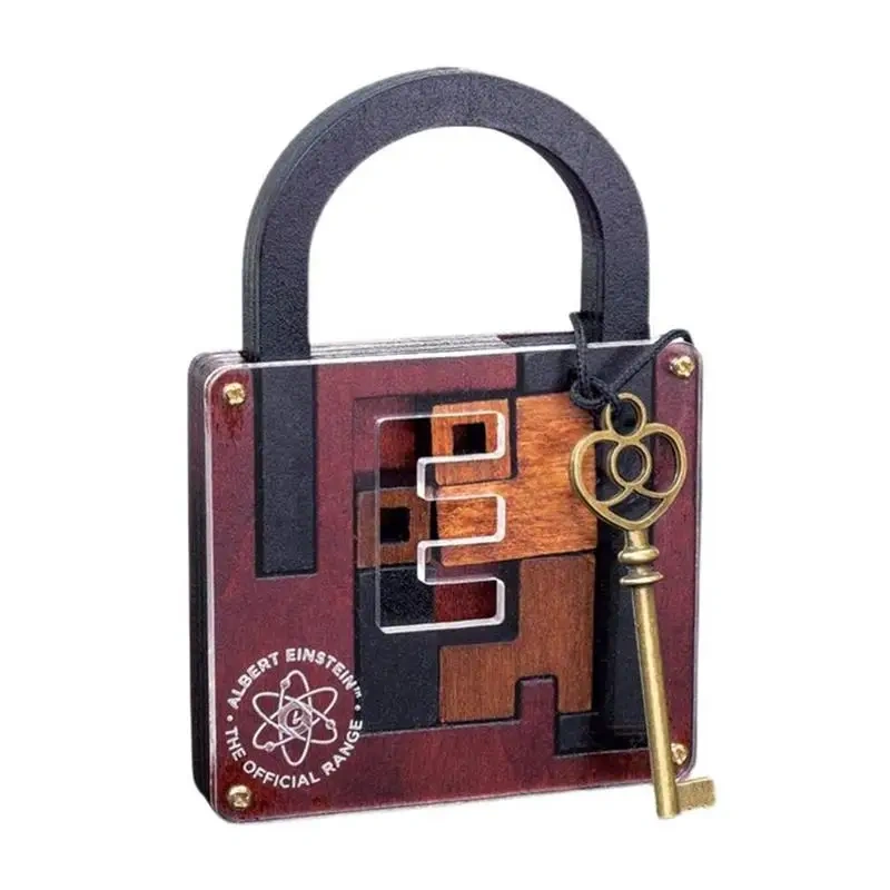 Boutique Magic Wooden Burr Puzzle Mind Logic Maze Brain Teasers Puzzles Game Gift