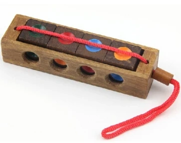 Classic Wooden Puzzle Mind Brain Teasers Burr Interlocking Puzzles Game Luban Kongming Lock Toy for Adults Children