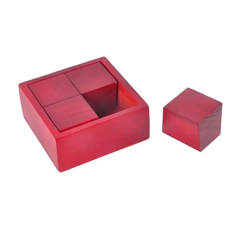 Wooden Board Brain Teaser Puzzle Traditional Wood Puzzles Game for Children Adults