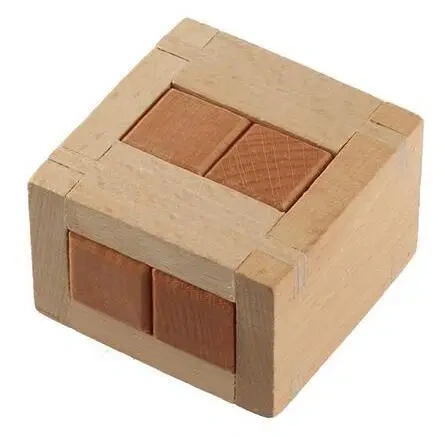2017 New Wooden Puzzle Mind Brain Teasers Wood Burr Interlocking Puzzles Game for Adults Kids