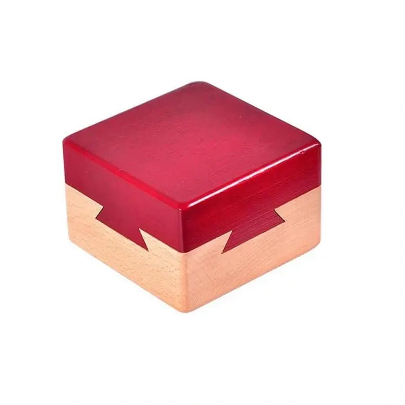 Classic Wooden Magic Box Puzzles Brain Teasers Game