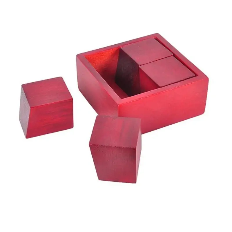 Wooden Board Brain Teaser Puzzle Traditional Wood Puzzles Game for Children Adults