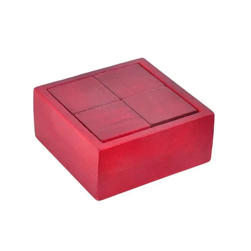Wooden Board Brain Teaser Puzzle Traditional Wood Puzzles Game for Children Adults