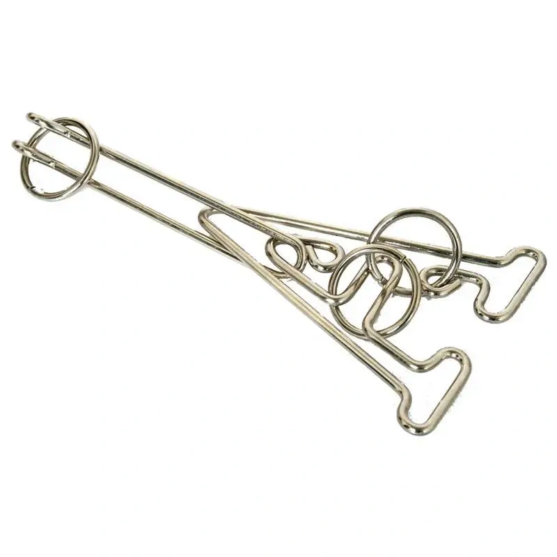 A-shaped Metal Wire Puzzle Magic Brain Teaser Game for Adults Children