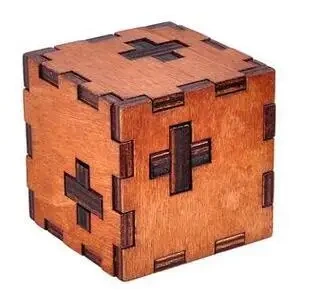 Classic Wooden Brain Teaser Wood Burr Puzzles Game for Adults Kids