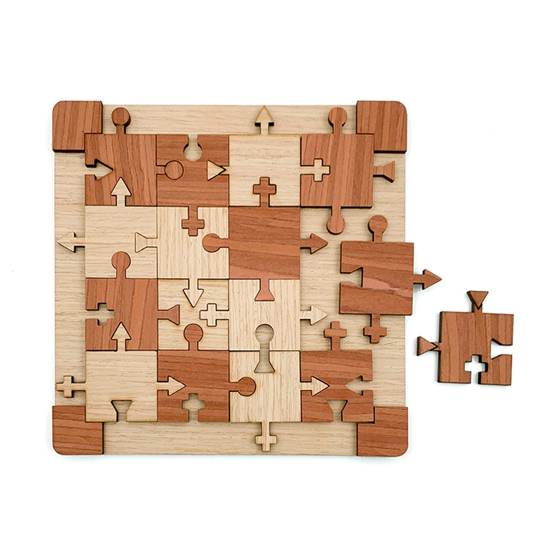 Challenging Master Puzzle Mind Wooden Brain Teasers Game