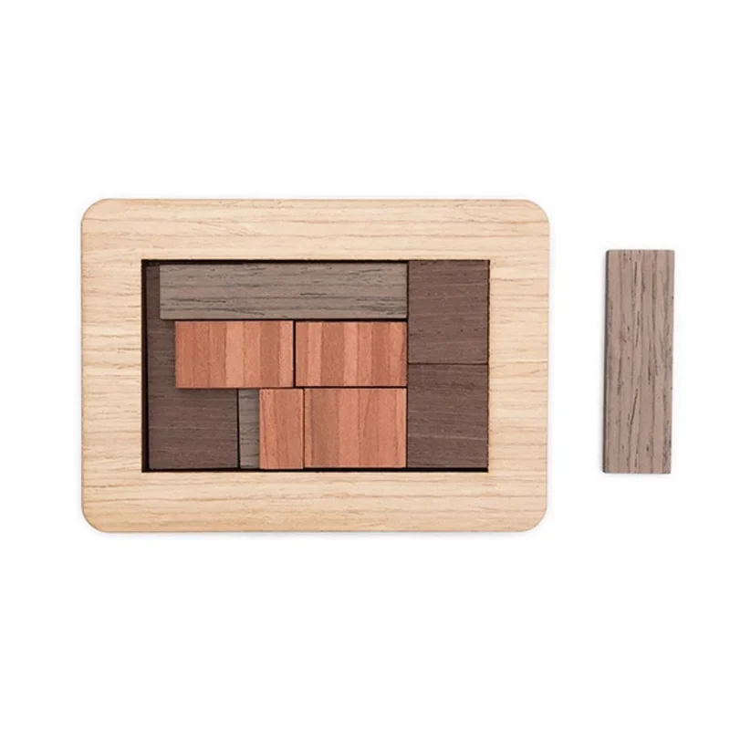 Parcel Post IQ Wooden Brain Teasers Mind Puzzles Game