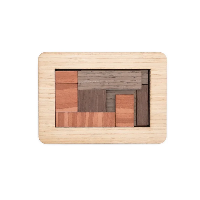 Parcel Post IQ Wooden Brain Teasers Mind Puzzles Game