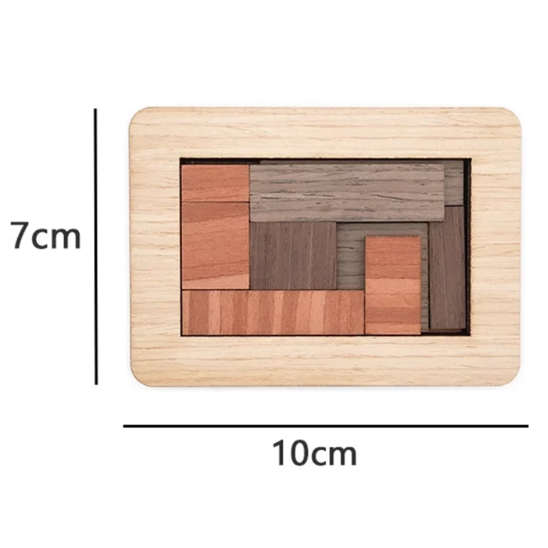Parcel Post IQ Wooden Brain Teasers Mind Puzzles Game