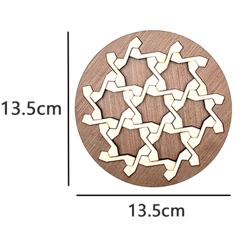 6 Sterne Puzzle Mind Brain Teasers Logic Wooden Puzzles