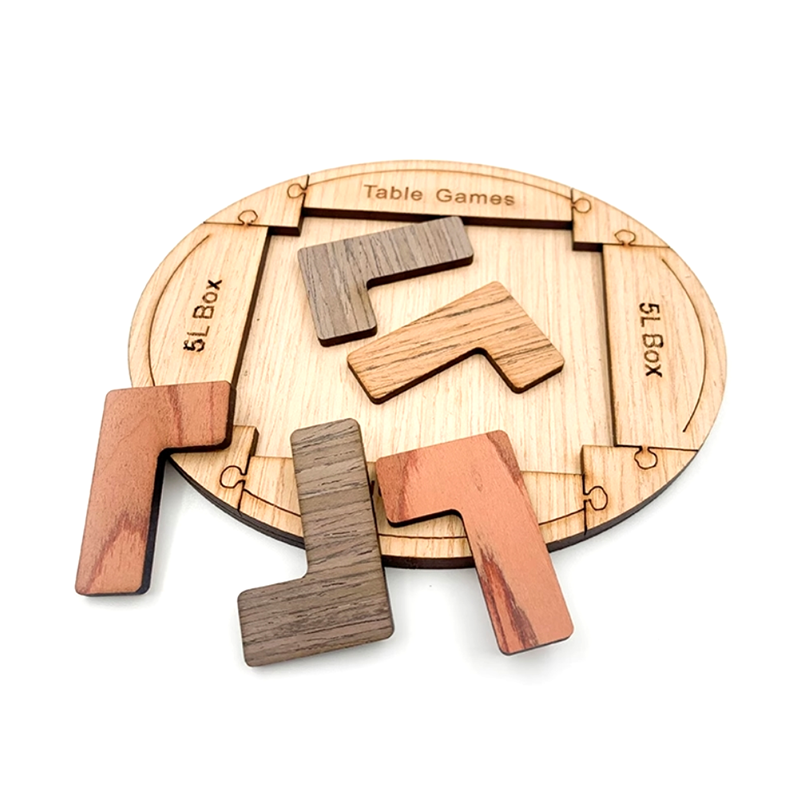 5L-Box Puzzle Challenging IQ Wooden Brain Teasers Puzzle Game