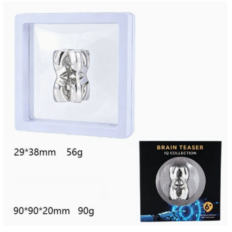Classic IQ Metal H&H Disentanglement Puzzle – Take Apart & Reassemble Challenge